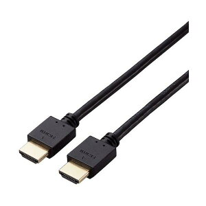 ELECOM HDMI�P�[�u�� �C�[�T�l�b�g�Ή� �d�l�Œ� 3m �u���b�N CAC-HD1430BK/ID