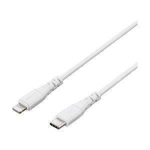 BUFFALO USB2.0 Type-C - Lightning PD�Ή��P�[�u�� 0.5m �z���C�g BU2CL05WH