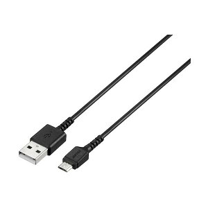 BUFFALO USB2.0�P�[�u��(Type-A to microB) �X���� 1.0m �u���b�N BSMPCMB110BK