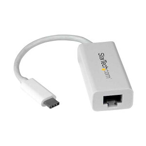 StarTech LAN�A�_�v�^�[/USB-C/1x RJ45/10/100/1000 Mbps/�z���C�g US1GC30W
