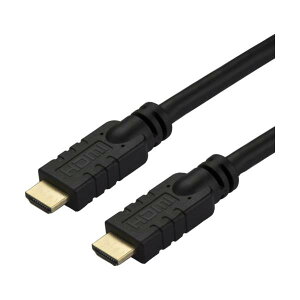 StarTech HDMI 2.0�P�[�u��/10m/4K60Hz/CL2��i/�I�X�E�I�X/�u���b�N HD2MM10MA
