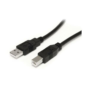 StarTech USB�P�[�u��/A-B/9.1m/USB 2.0/480Mbps/�I�X�E�I�X/�u���b�N USB2HAB30AC
