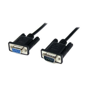 StarTech �V���A���P�[�u��/RS232C�N���X/1m/DB9/���X�E�I�X/�u���b�N SCNM9FM1MBK