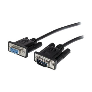 StarTech �V���A���P�[�u��/RS232C�X�g���[�g����/2m/�I�X�E���X/�u���b�N MXT1002MBK