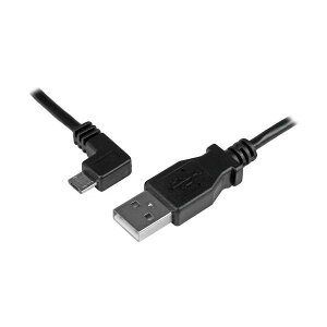 StarTech USB�P�[�u��/A - Micro-B/50cm/USB 2.0/��L�^/�I�X�E�I�X/BK USBAUB50CMLA