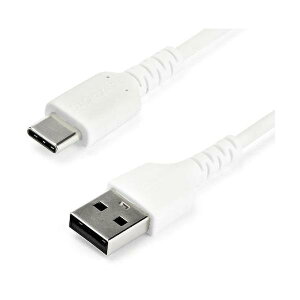 StarTech USB 2.0�P�[�u��/1m/Type-A - Type-C/480Mbps/�I�X-�I�X/�z���C�g/�^�C�vC - A RUSB2AC1MW
