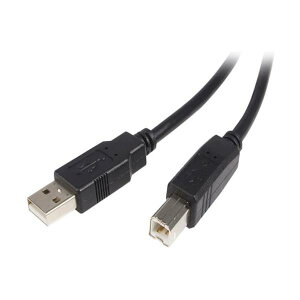StarTech USB 2.0�P�[�u��/5m/Type-A - Type-B/480Mbps/�I�X-�I�X/�u���b�N/�^�C�vA - B USB2HAB5M