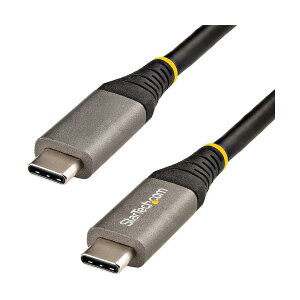StarTech USB-C�P�[�u��/50cm/USB3.2 Gen2/10Gbps/Type-C - Type-C/100W/�I�X-�I�X USB31CCV50CM