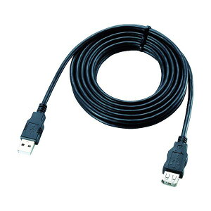 ELECOM EURoHS�w�ߏ����G�RUSB2.0�����P�[�u�� 5m �u���b�N U2C-JE50BK
