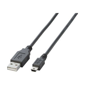 ELECOM EURoHS�w�ߏ���USB2.0�P�[�u��3.0m(�u���b�N) U2C-M30BK