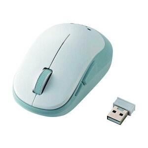 ELECOM 5�{�^��BlueLED�����}�E�X �z���C�g M-DY13DBWH