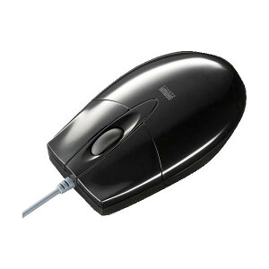 SANWA �L���u���[LED�}�E�X(USB-PS/2�ϊ��A�_�v�^�t��) MA-BL3UPBKN