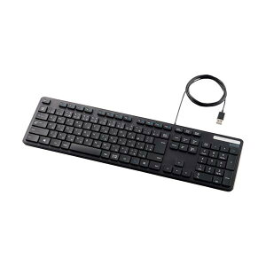 ELECOM �L���L�[�{�[�h ���^ �����u������ �R�� �t���T�C�Y �u���b�N TK-FCM108KBK