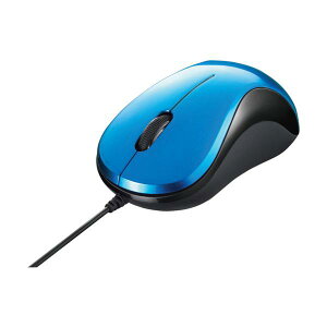 BUFFALO �L�� BlueLED���w���}�E�X �É�/3�{�^�� �u���[ BSMBU100BL