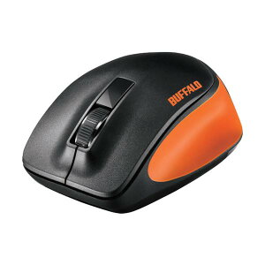 BUFFALO ���� BlueLED 3�{�^�� �v���~�A���t�B�b�g�}�E�X �I�����W BSMBW300MOR