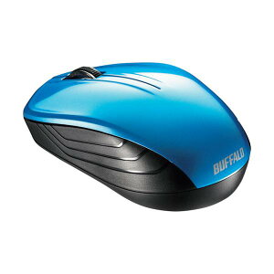 BUFFALO ���� BlueLED 3�{�^�� �X�^���_�[�h�}�E�X �u���[ BSMBW107BL