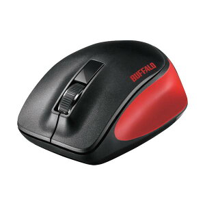 BUFFALO ���� BlueLED 3�{�^�� �v���~�A���t�B�b�g�}�E�X ���b�h BSMBW300MRD