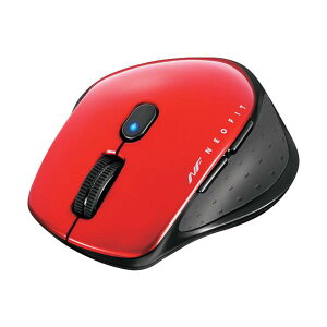 BUFFALO ���� BlueLED 5�{�^�� NEOFIT�}�E�X S�T�C�Y ���b�h BSMBW510SRD