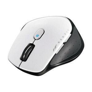 BUFFALO ���� BlueLED 5�{�^�� NEOFIT�}�E�X S�T�C�Y �z���C�g BSMBW510SWH