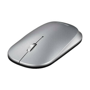 BUFFALO ���^ 3�{�^�� ���� BlueLED�}�E�X �m�[�}�� �V���o�[ BSMBW330NSV