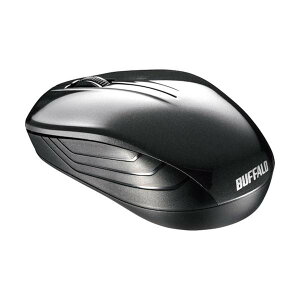 BUFFALO ���� BlueLED 3�{�^�� �X�^���_�[�h�}�E�X �u���b�N BSMBW107BK