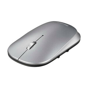 BUFFALO ���^ 5�{�^�� Bluetooth BlueLED�}�E�X �m�[�}�� �V���o�[ BSMBB530NSV