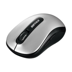 BUFFALO ���� 5�{�^�� BlueLED�}�E�X �V���o�[ BSMBW310SV