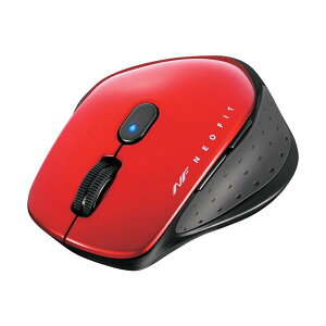 BUFFALO ���� BlueLED 5�{�^�� NEOFIT�}�E�X M�T�C�Y ���b�h BSMBW510MRD
