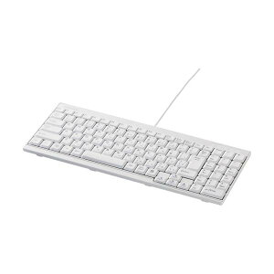 BUFFALO USB�ڑ� �L���X�����L�[�{�[�h �z���C�g BSKBU14WH