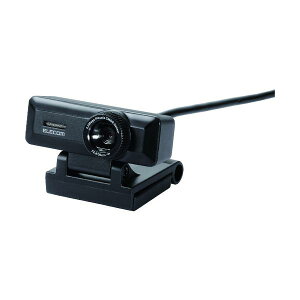 ELECOM ������Full HD�Ή�500����fWeb�J���� �}�C�N���� �u���b�N UCAM-C750FBBK