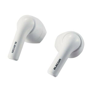 ELECOM Bluetooth�C���z�� ���S���C�����X AAC�Ή� �Z�~�I�[�v���^ �z���C�g LBT-TWS11WH