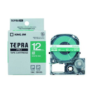 KING JIM �y�����z�u�e�v���vPRO�e�[�v 12mm �΃��x��/������ ����8m SD12G