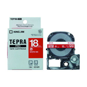 KING JIM �y�����z�u�e�v���vPRO�e�[�v 18mm �ԃ��x��/������ ����8m SD18R