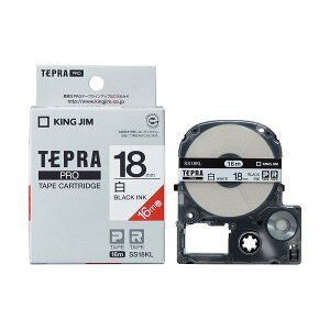 KING JIM �y�����z�u�e�v���vPRO�e�[�v 18mm �����x��/������ �����O�^�C�v ����16m SS18KL