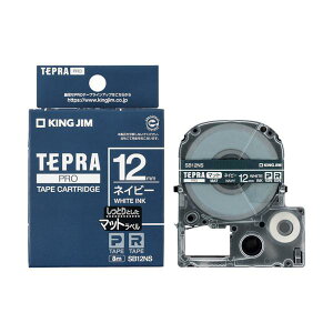KING JIM �y�����z�u�e�v���vPRO�e�[�v 12mm �}�b�g���x��/�l�C�r�[/������ ����8m SB12NS