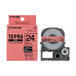 KING JIM �y�����z�u�e�v���vPRO�e�[�v 24mm �}�b�g���x��/�ԃ��x��/������ ����8m SB24R