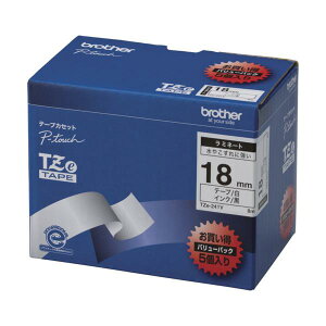 brother Tze�e�[�v ������/���n/18mm (�����p�p�b�N5��) TZE241V