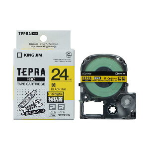 KING JIM �y�����z�u�e�v���vPRO�e�[�v 24mm ���S�����x�� �����x��/������ ����8m SC24YW
