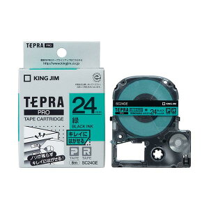 KING JIM �y�����z�u�e�v���vPRO�e�[�v 24mm �L���C�ɂ͂����郉�x��/�΃��x��/������ ����8m SC24GE