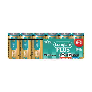 FDK �A���J�����d�r�P2 Long Life Plus 6�p�b�N LR14LP(6S)