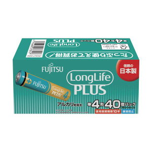 FDK �A���J�����d�r�P4 Long Life Plus 40�p�b�N LR03LP(40S)