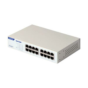 ELECOM Giga�Ή��X�C�b�`���OHub 16�|�[�g ����➑� �d���������f�� �z���C�g EHC-G16MN2-HW
