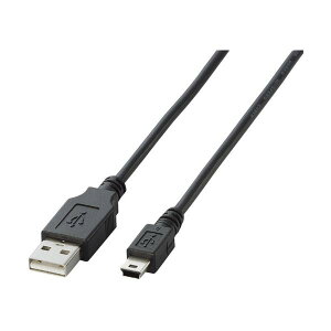 ELECOM EURoHS�w�ߏ���USB2.0�P�[�u��1.5m(�u���b�N) U2C-M15BK