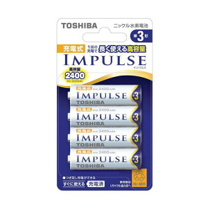 ���� �[�d��IMPULSE�j�b�P�����f�[�d�r �P3�`(4�{)�u���X�^�[�p�b�N TNH-3A-4P