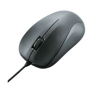 ELECOM USB���[�U�[�}�E�X(M�T�C�Y) 3�{�^�� �u���b�N M-S2ULBK/RS