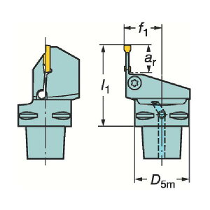 SANDVIK �R���}���g�L���v�g �R���J�b�g1�E2�p�J�b�e�B���O���j�b�g(410) C3-RF123F10-22050B