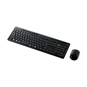 ELECOM �y�̘H����̂��ߎ戵���~�z �t���L�[�{�[�h ����(2.4GHz) �É��݌v �R�� �}�E�X�t �u���b�N TK-FDM116SKMBK��݌Ɍ����