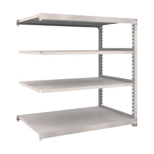 TRUSCO(�g���X�R) �X�`�[�����b�N M5�^���ʒI 1200X471XH2100 4�i �A�� �Ɛk�����x�[�X�t �l�I�O���[ �l�I�O���[ M5-7454BSFC NG