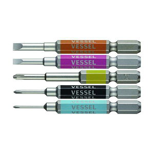 VESSEL ���ʃr�b�g 5�{�g(�Г� �A�\�[�g) No.GS5P-03 GS5P-03