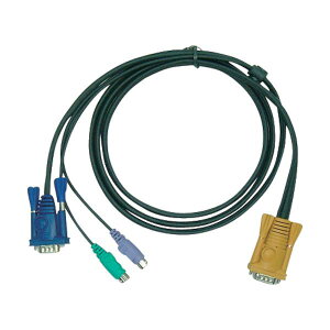 ATEN PS/2 KVM�P�[�u�� SPHD�^�C�v 6m 2L-5206P